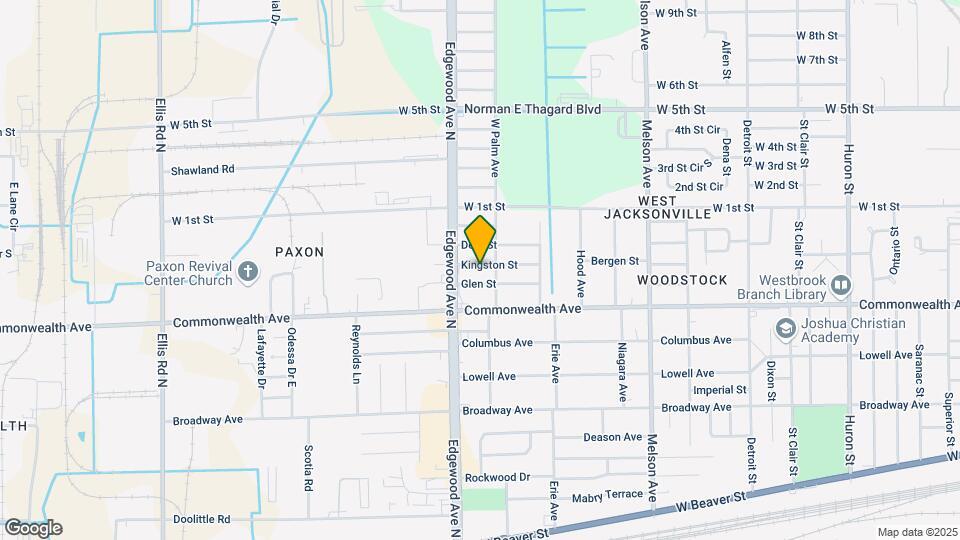 3520 Kingston St Map and Location Details