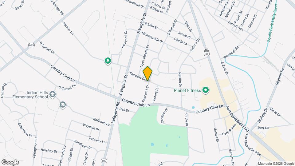 2801 Faircourt St Map and Location Details