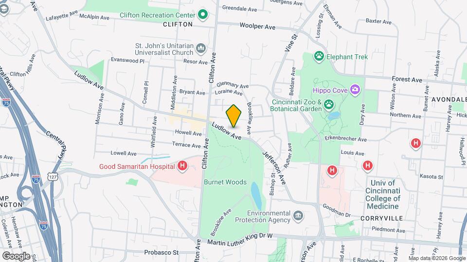 230 Ludlow Ave Map and Location Details