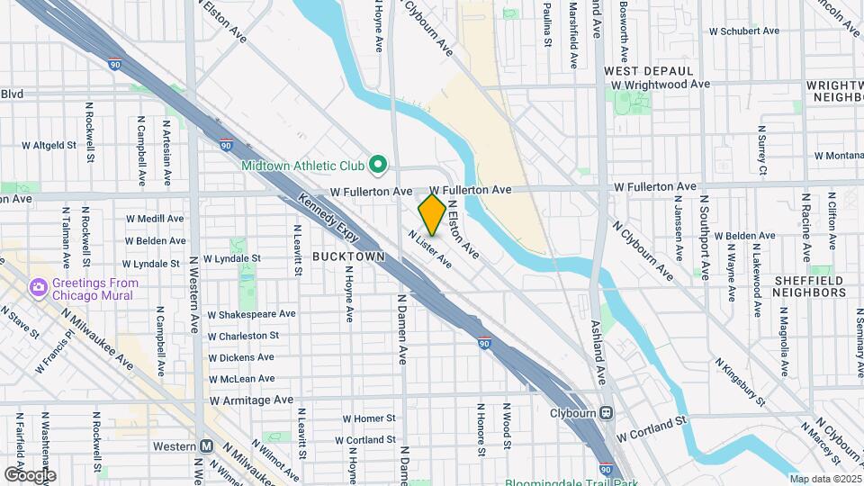 2321 N Lister Ave Map and Location Details