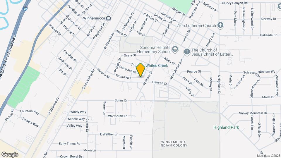 1394 Pronto Ave Map and Location Details