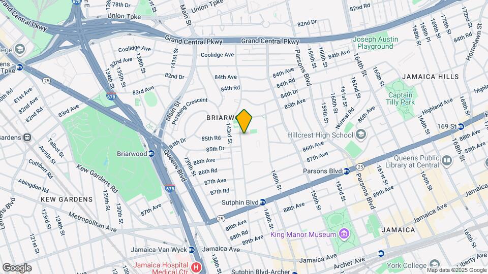 85-25 144th St Map and Location Details