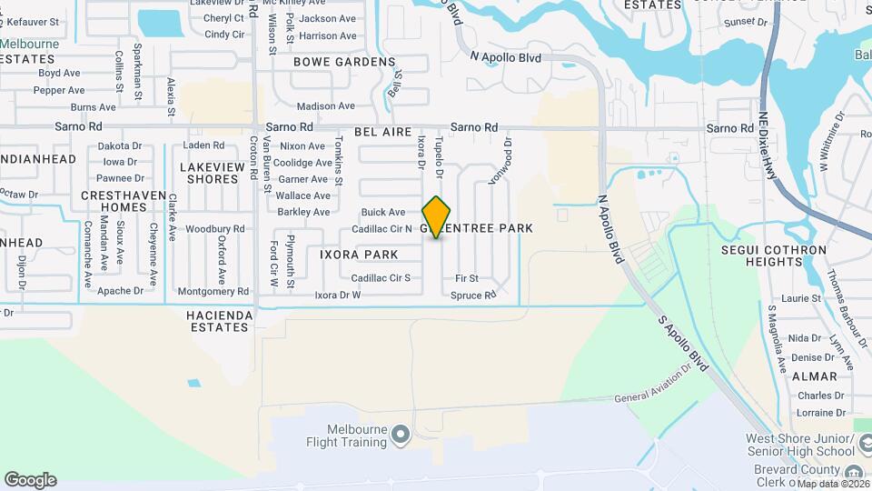 604 Tupelo Dr Map and Location Details