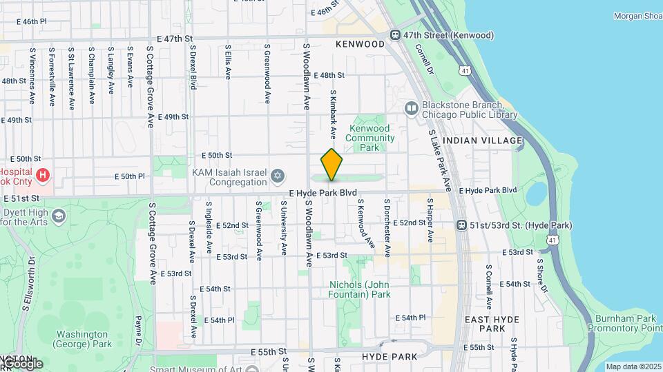 1235 E Madison Park, Unit 1a Map and Location Details
