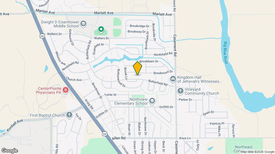 438 Butterfield Rd Mapa y Detalles de la Ubicación