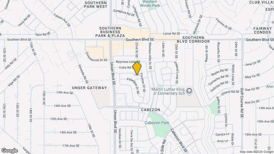 2217 Mayapan Rd SE Map and Location Details
