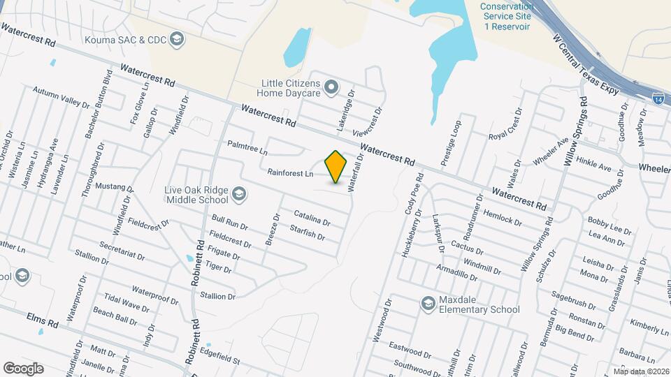 3309 Regency Dr Map and Location Details