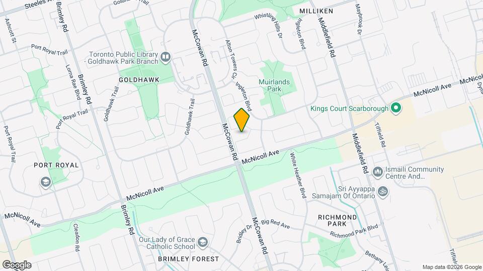 71 Major Oak Terrace Map and Location Details