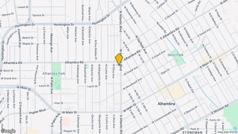 515 N Atlantic Blvd Mapa y Detalles de la Ubicación