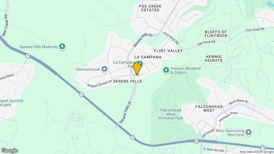 4809 Serene Hills Dr Map and Location Details