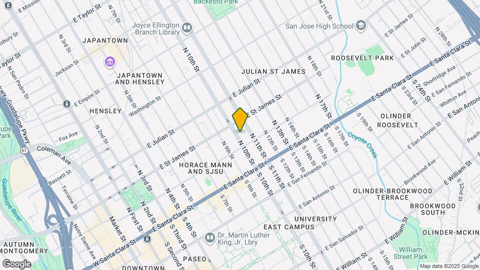 148 N 10th St Map and Location Details