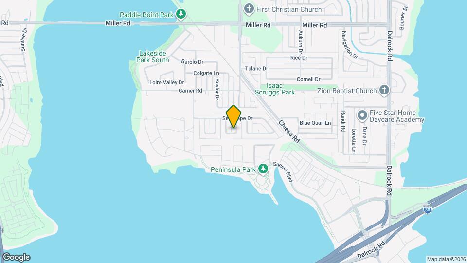 2321 Lakeshore Ln Map and Location Details