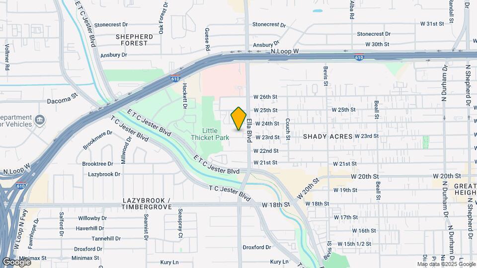 1719 W 23rd St Map and Location Details