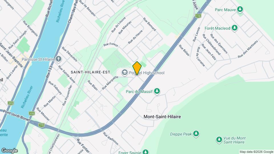 540 Jolliet Rue Map and Location Details