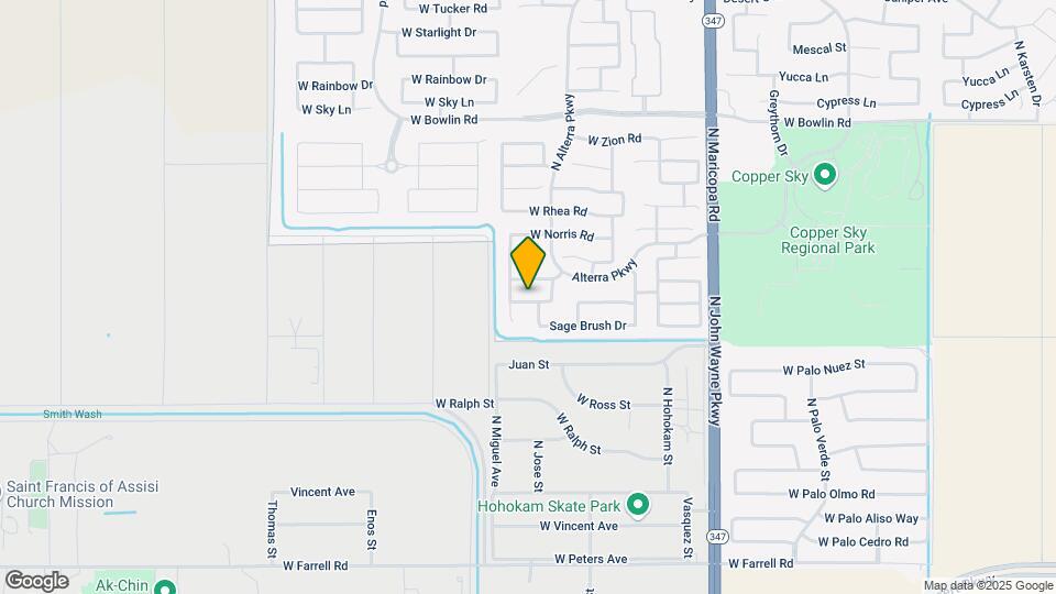 45374 W Woody Rd Map and Location Details