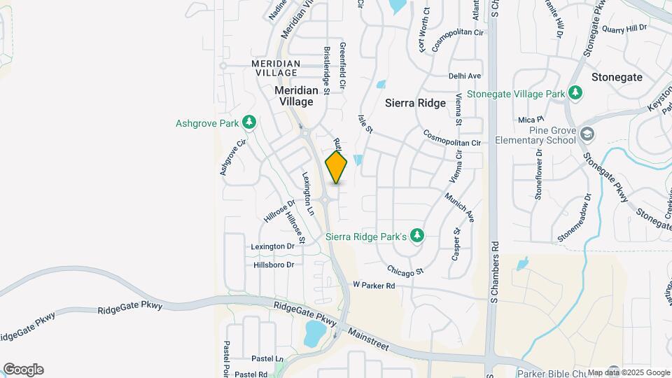 10535 Rutledge St Map and Location Details