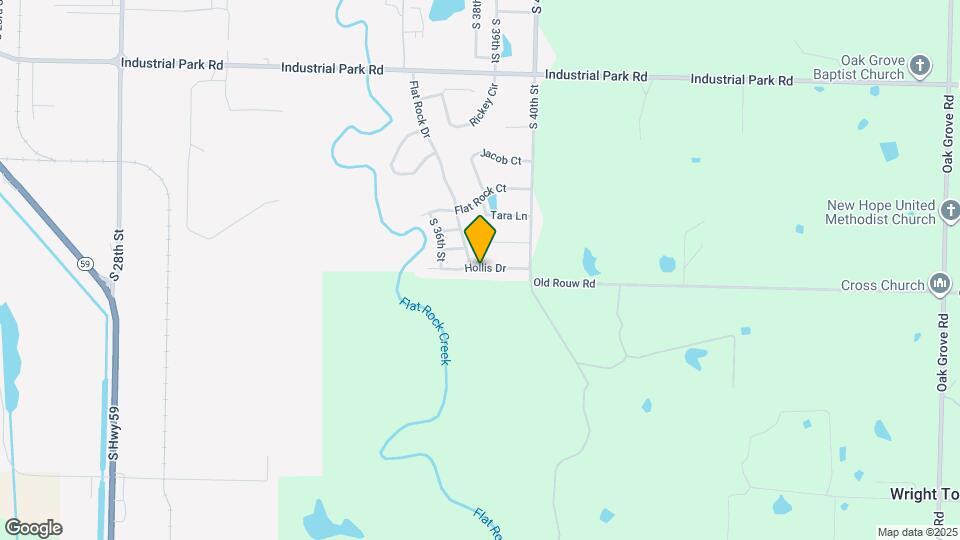 3802 Hollis Dr Map and Location Details