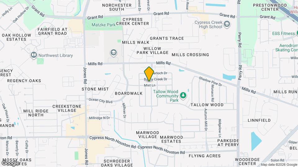 10502 Mist Ln Map and Location Details