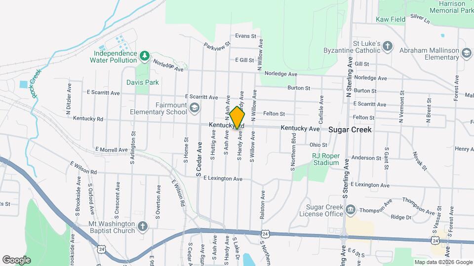 108 S Hardy Ave Map and Location Details