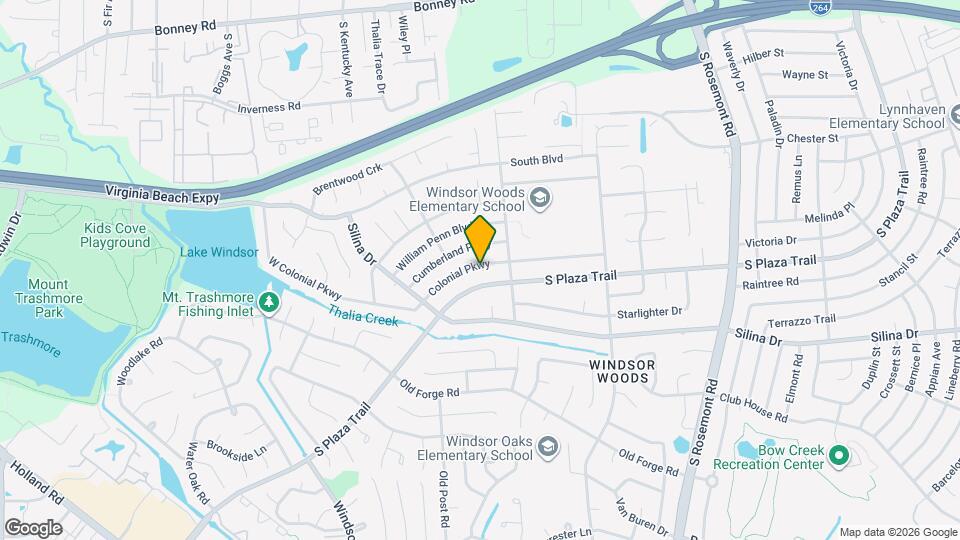 3817 Colonial Pkwy Map and Location Details