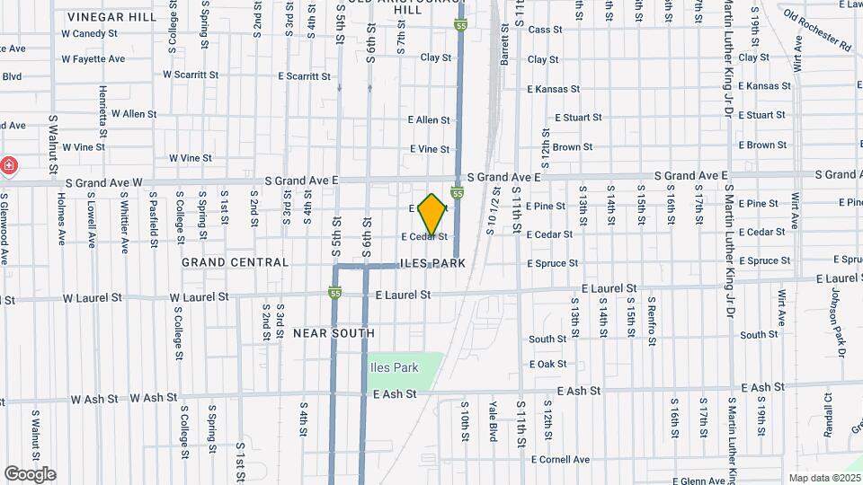 1600 S 8th St Map and Location Details