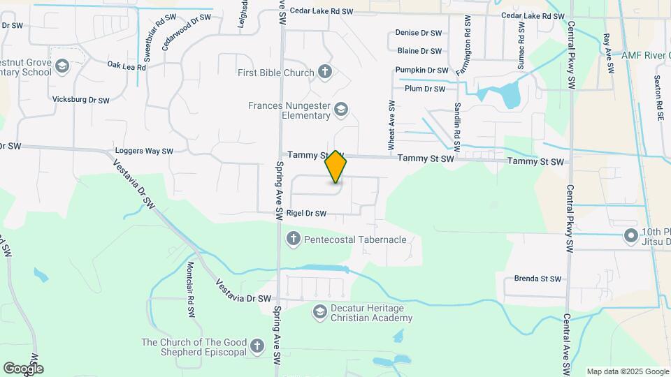 3413 Tanglewood Dr SW Mapa y Detalles de la Ubicación