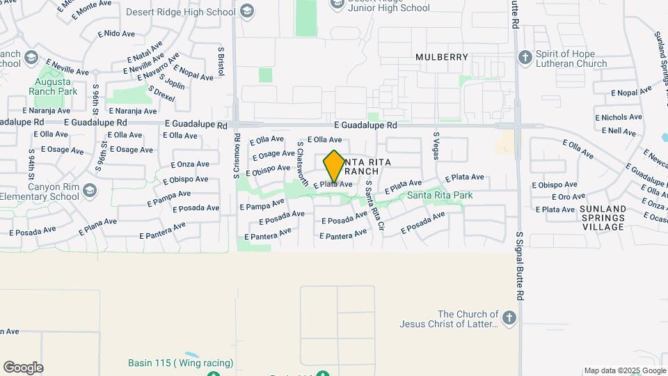 10251 E Plata Ave Map and Location Details