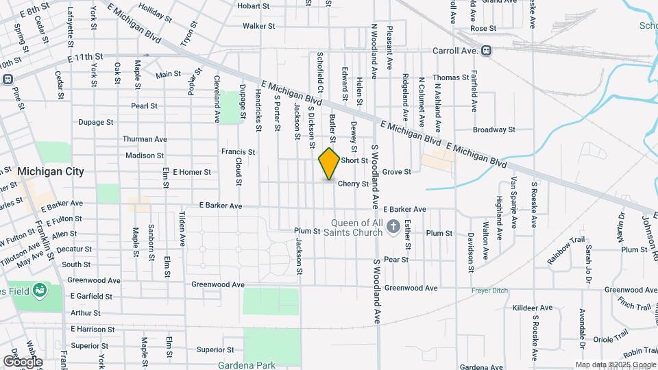 403 Butler St Map and Location Details