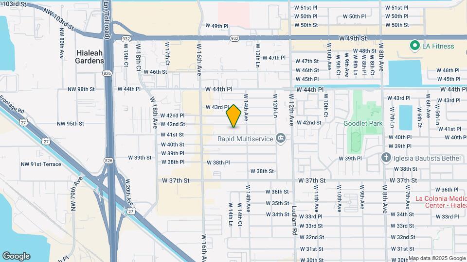 1445 W 41st St Map and Location Details