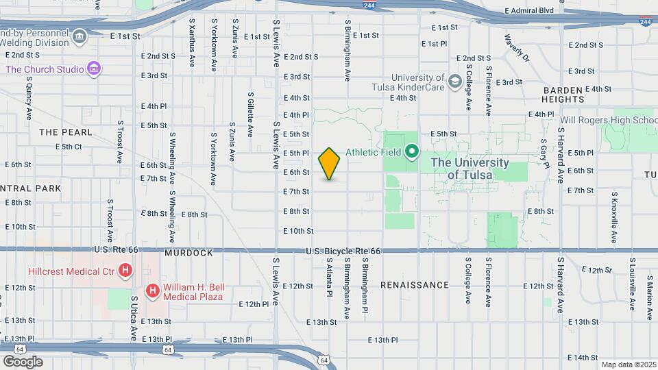 2523 E 7th St Map and Location Details