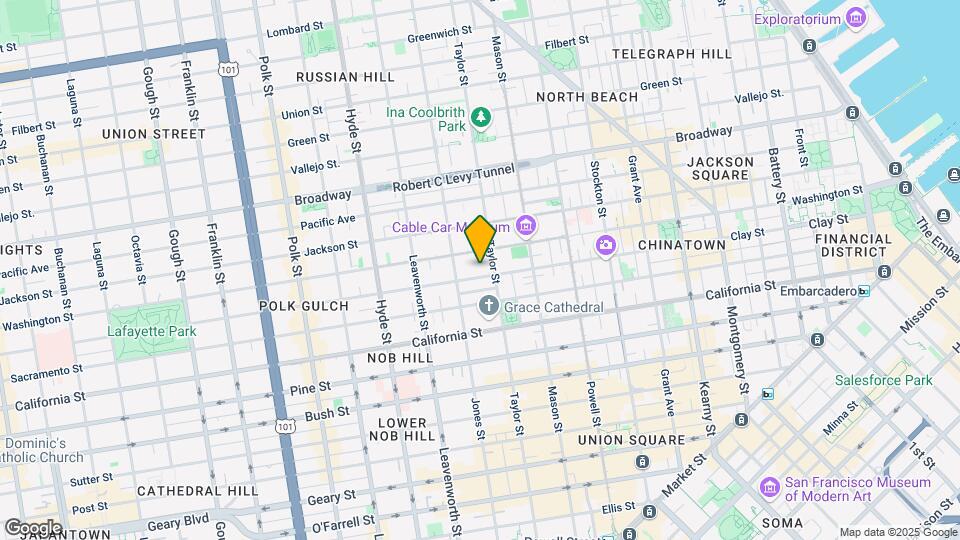 1230 Clay St Map and Location Details