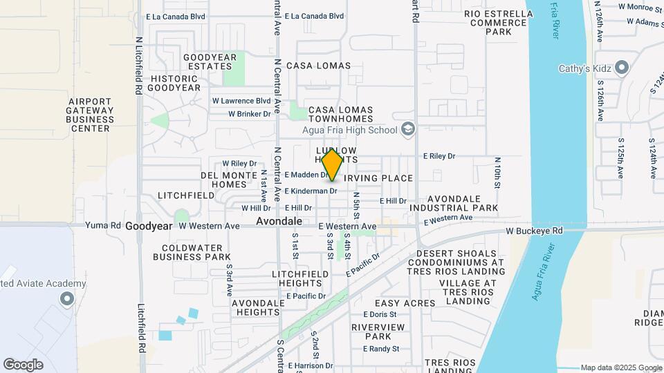 306 E Kinderman Dr Mapa y Detalles de la Ubicación