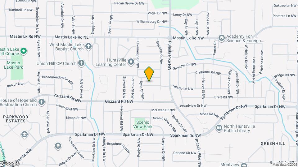 3616 Hester Ln NW Map and Location Details