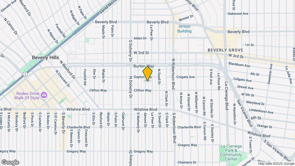 232 N Almont Dr Map and Location Details