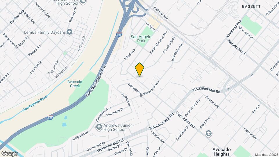 13185 Don Julian Rd, Unit #3 Studio Mapa y Detalles de la Ubicación