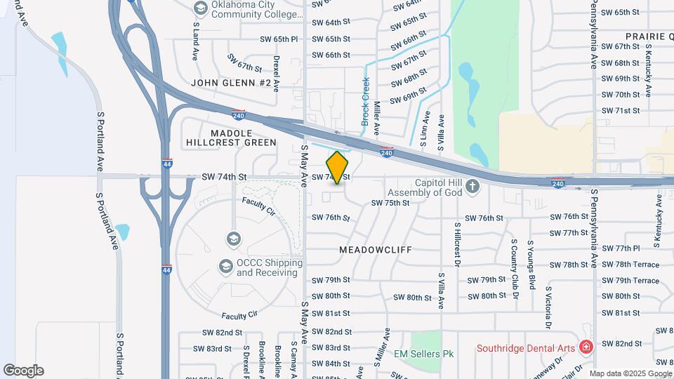 Meadow Cliff I and II Apartments Map and Location Details