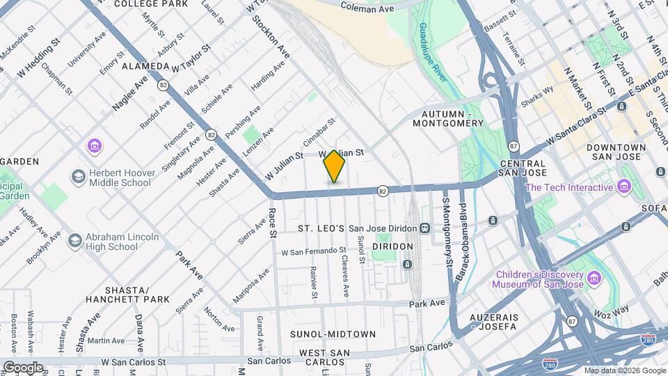 925 The Alameda, Unit 108 Mapa y Detalles de la Ubicación