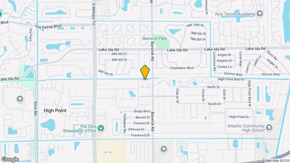 4550 NW 4th St Map and Location Details