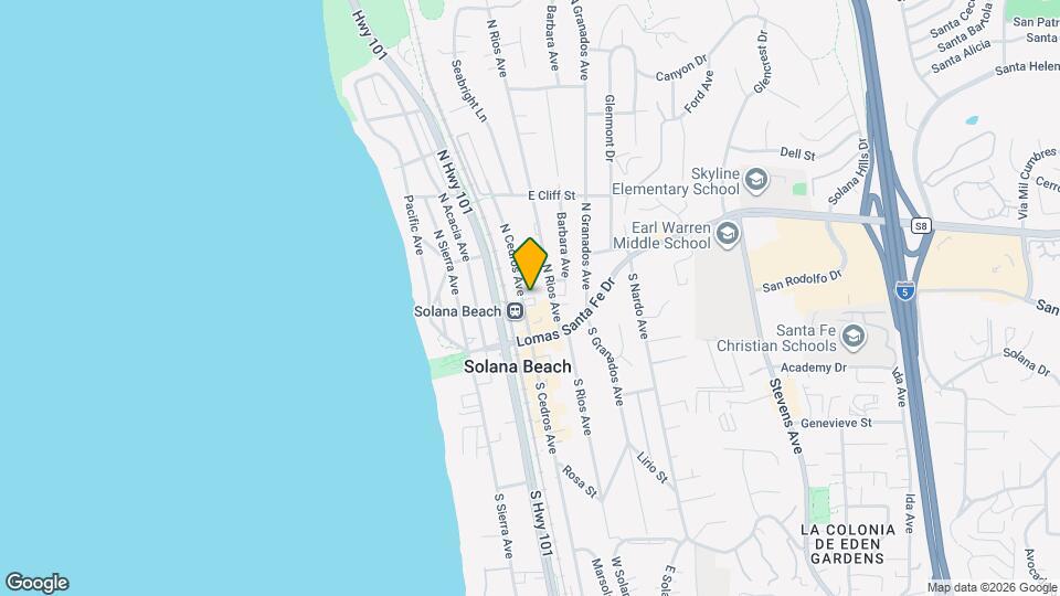 146 N Cedros Ave Mapa y Detalles de la Ubicación