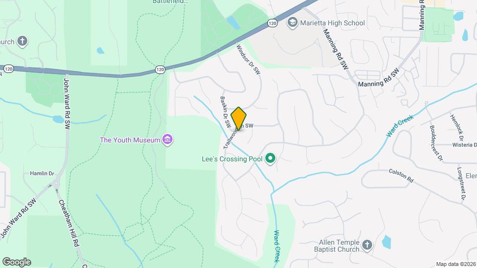573 Trailwood Ln SW Map and Location Details