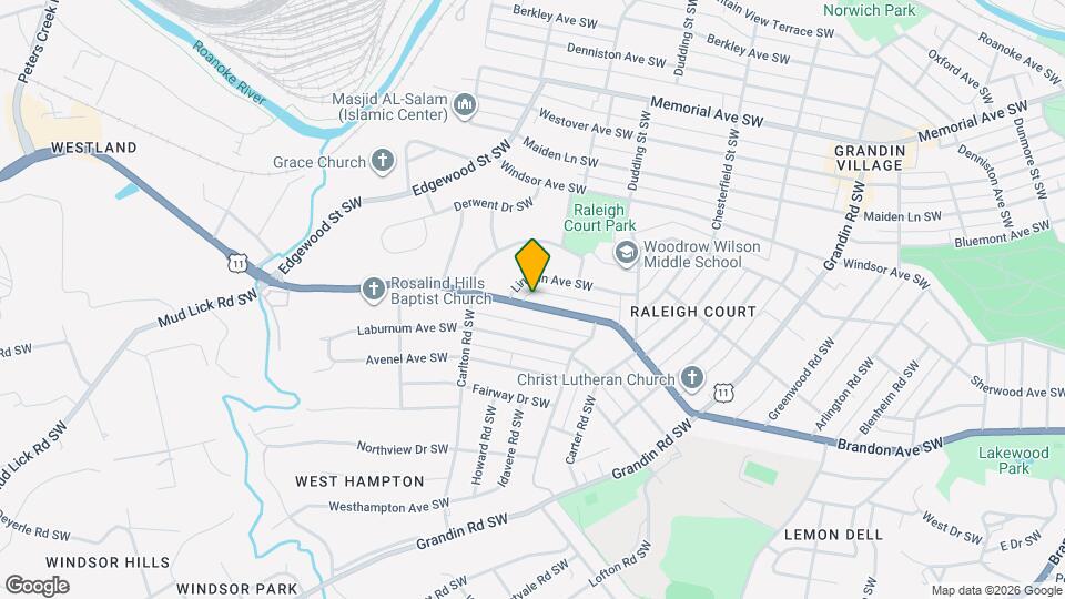 2417 Brandon Ave SW Mapa y Detalles de la Ubicación
