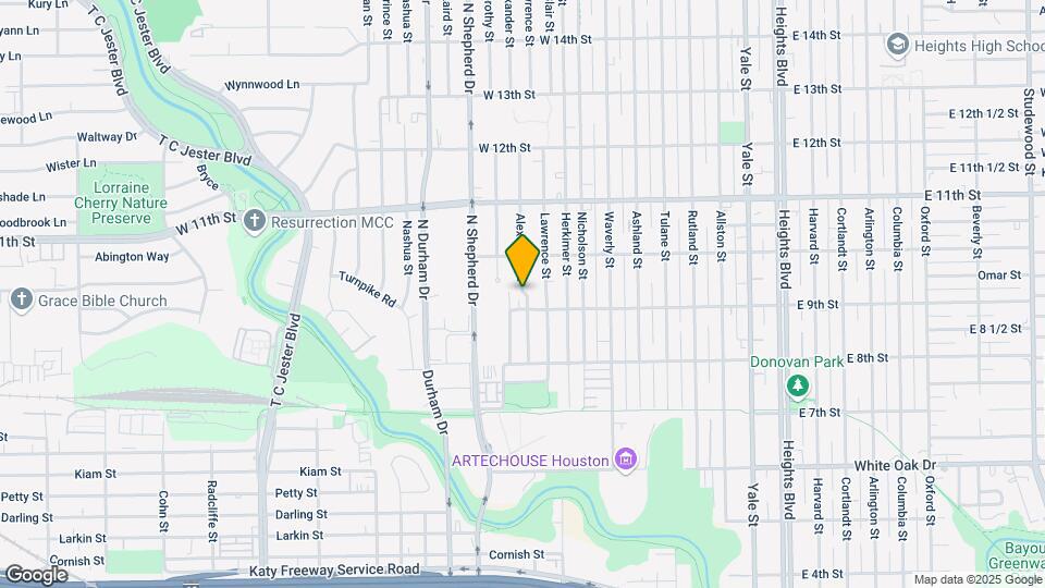 915 Alexander St Map and Location Details
