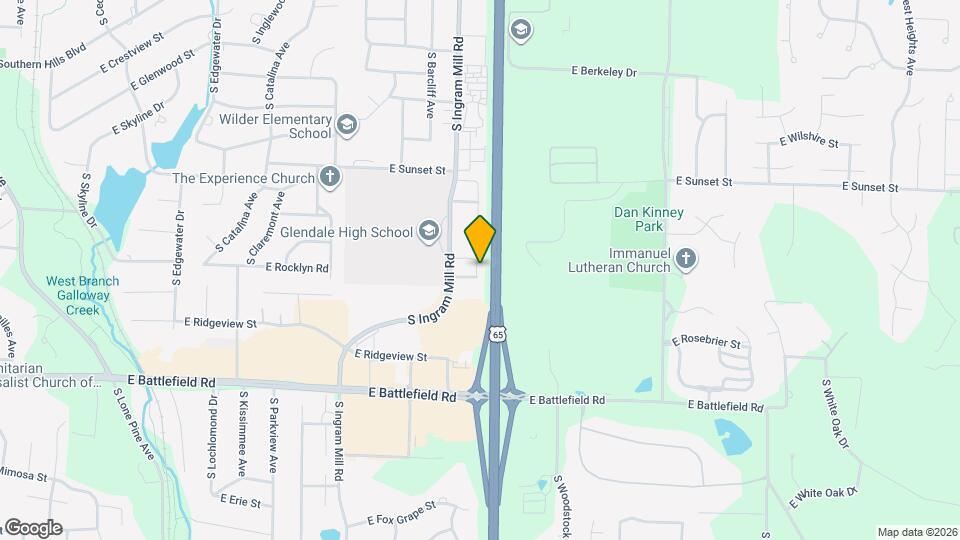 2752 S Glenview Ave Map and Location Details