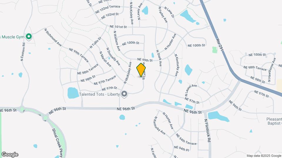 9806 N Lewis Ave Map and Location Details