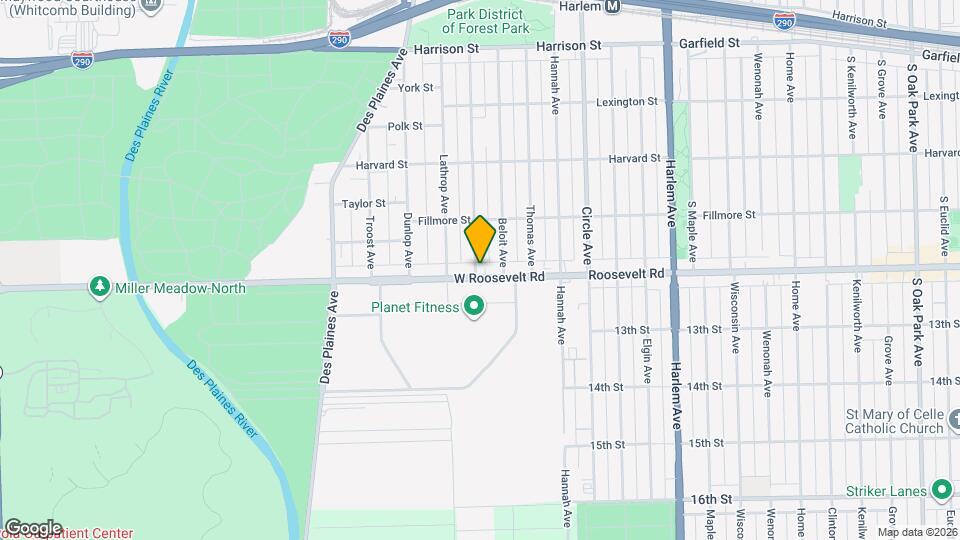 1140 Ferdinand Ave Apt 9, Unit 9 Map and Location Details