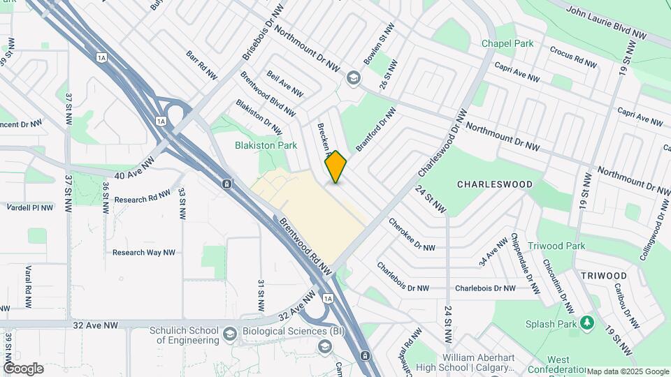 2744 Brentwood Blvd NW Map and Location Details