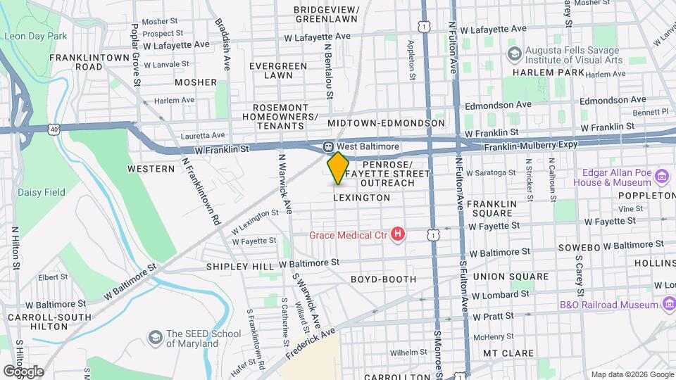 2240 Penrose Ave Mapa y Detalles de la Ubicación