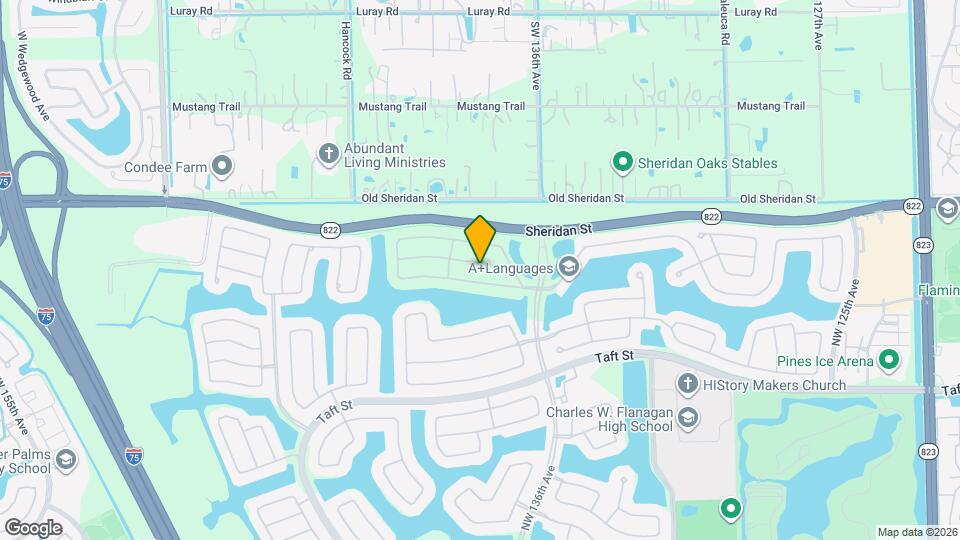 13746 NW 21st St Map and Location Details