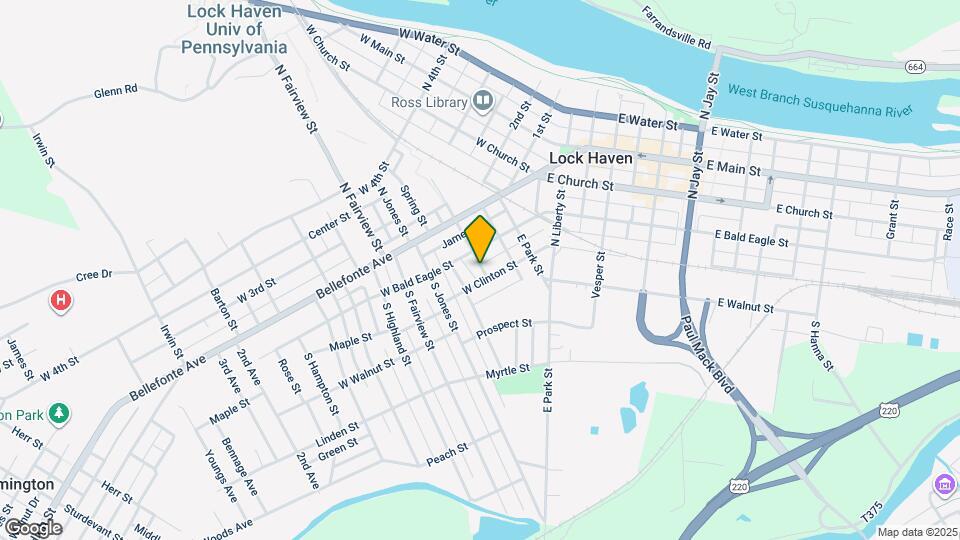 121 Commerce St Map and Location Details