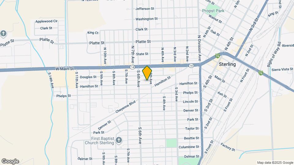 512 Hamilton St Map and Location Details